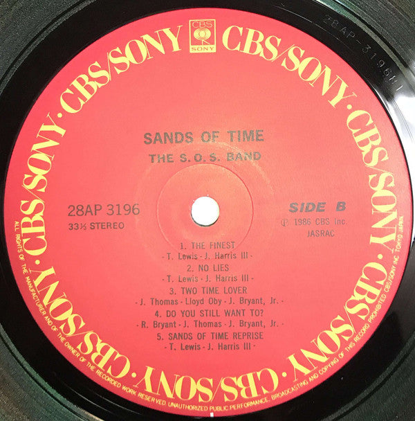 The S.O.S. Band : Sands Of Time (LP, Album)