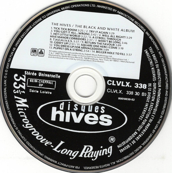 The Hives : The Black And White Album (CD, Album)
