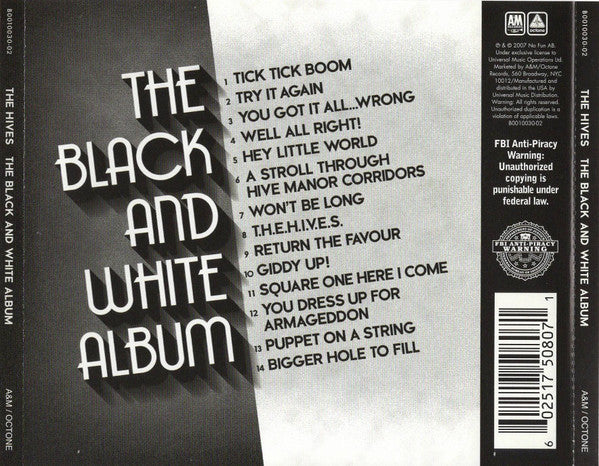 The Hives : The Black And White Album (CD, Album)