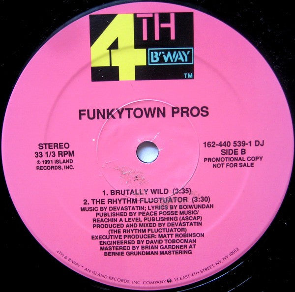 Funkytown Pros : White Green (12", Promo)