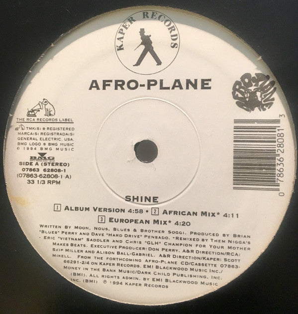 Afro-Plane : Shine (12")