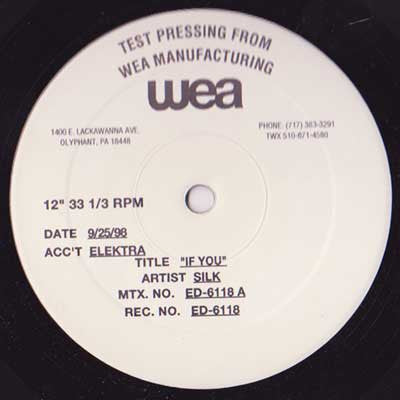 Silk (4) : If You (12", TP)