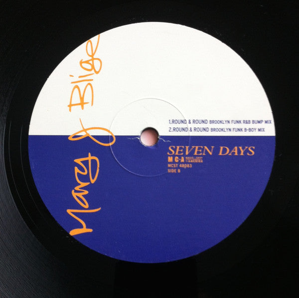 Mary J. Blige Featuring George Benson : Seven Days (12")