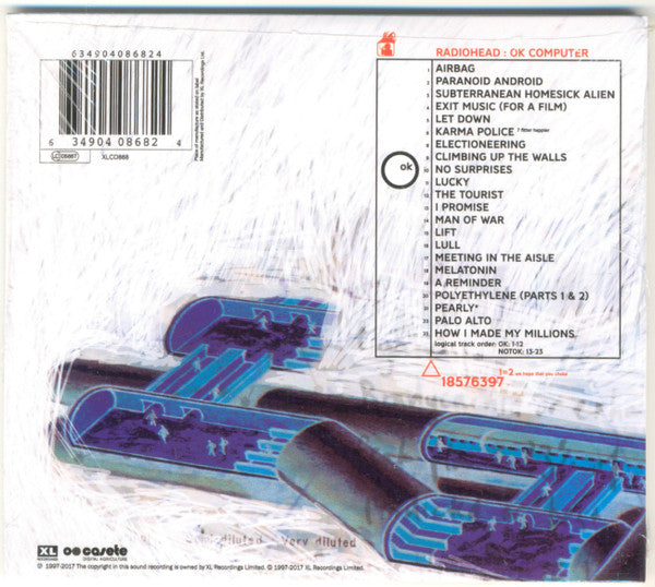 Radiohead : OK Computer OKNOTOK 1997 2017 (CD, Album, RE + CD, Comp + RM, Gat)