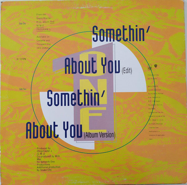 Force One Network : Somethin' About You (12", Promo)