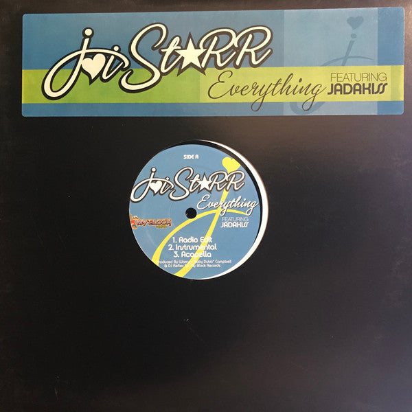 JoistaRR Featuring Jadakiss : Everything (12")