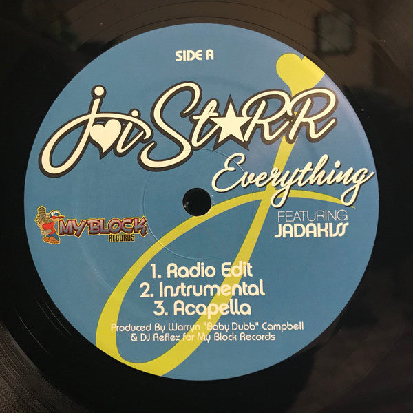 JoistaRR Featuring Jadakiss : Everything (12")