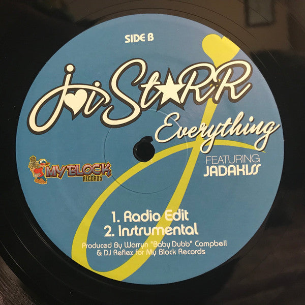 JoistaRR Featuring Jadakiss : Everything (12")
