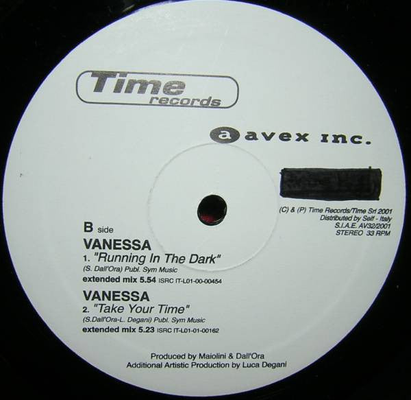 Susan Key / Vanessa : Love Train / Night To Night / Running In The Dark / Take Your Time (12", Promo)