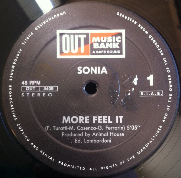 Sonia (16) : More Feel It (12")