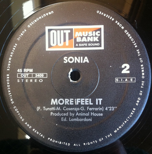 Sonia (16) : More Feel It (12")