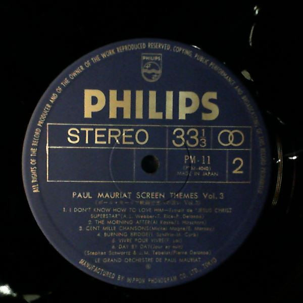 Paul Mauriat : Screen Themes Vol. 3 (LP, Comp)