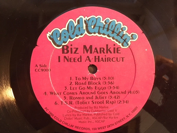Biz Markie : I Need A Haircut (LP, Album, Ltd, RE)