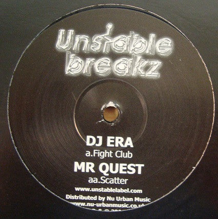 DJ Era / Mr. Quest : Fight Club / Scatter (12")