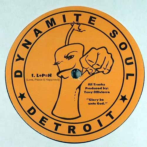 Tony Ollivierra : L+P=H  (Love, Peace & Happiness) (12")