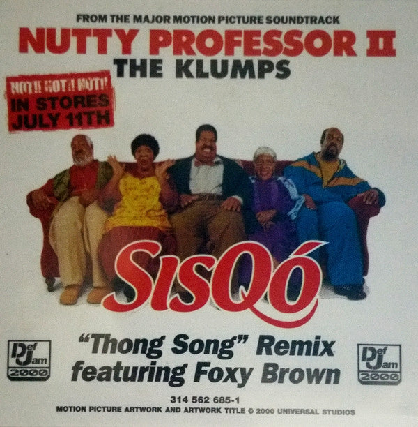 Sisqo : Thong Song (Remix) (12")