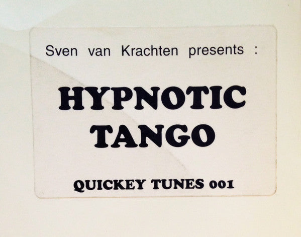 Sven Van Krachten : Hypnotic Tango (12", S/Sided, Promo)