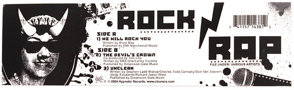 Various : Rock Vs Rap (12", EP)