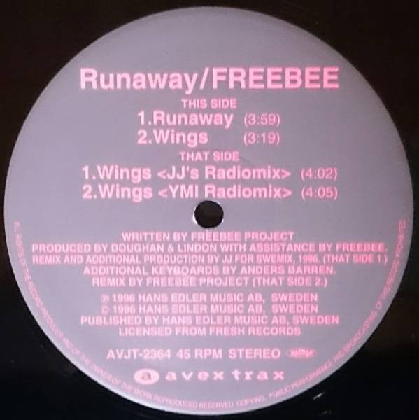 Freebee : Runaway / Wings (12")