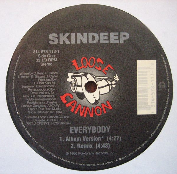 Skin Deep (2) : Everybody  (12")