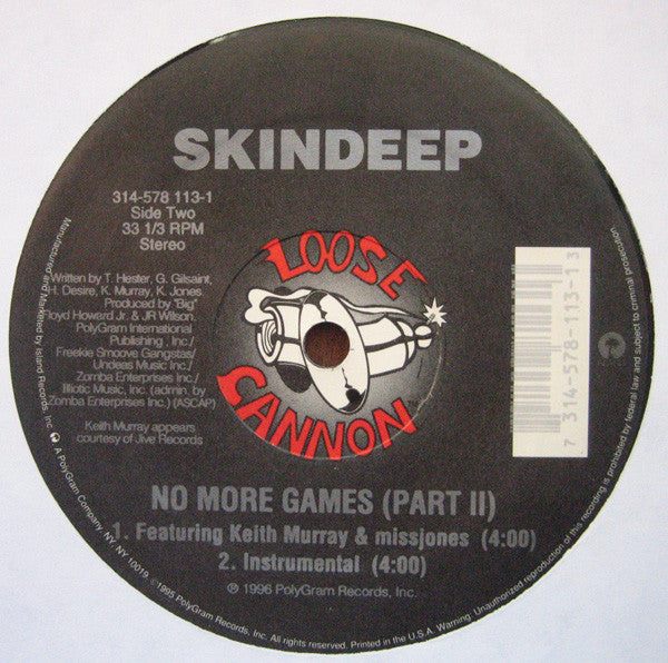 Skin Deep (2) : Everybody  (12")