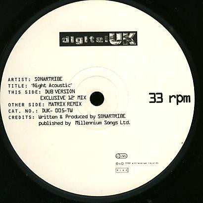 Sonartribe : Night Acoustic (12")