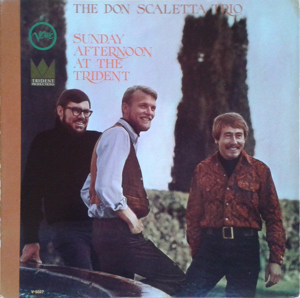 The Don Scaletta Trio : Sunday Afternoon At The Trident (LP, Album, Mono, Promo, Whi)