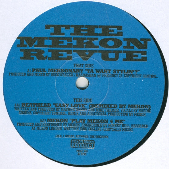 Paul Mersonary, Beathead & Mekon : The Mekon Revue (12")