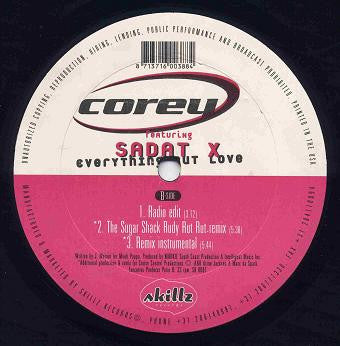 Corey Featuring Sadat X : Everything But Love (12")