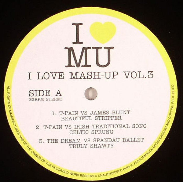 I LOVE MU : I Love Mash Up Vol 3 (12", Comp)