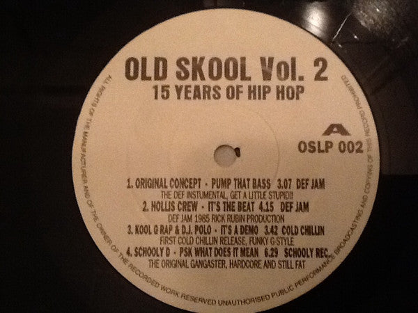 Various : Old Skool Vol. 2 (12", Comp, Unofficial)
