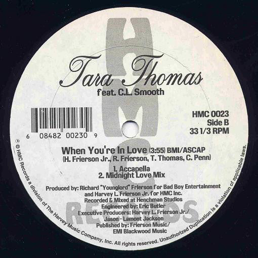 Tara Thomas : When You're In Love (12")