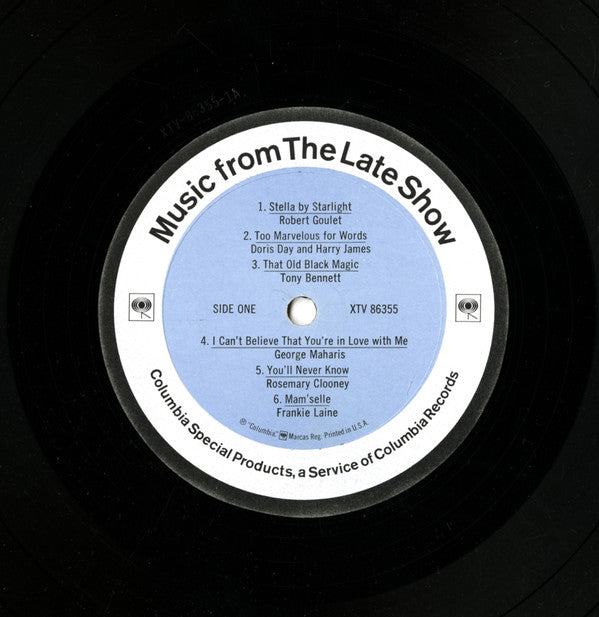 Various : Music From The Late Show: A Collection Of Favorite Songs From Great Motion Pictures (LP, Comp, S/Edition)