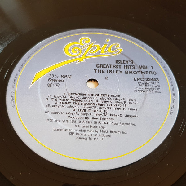 The Isley Brothers : Isley's Greatest Hits Vol. 1 (LP, Comp)