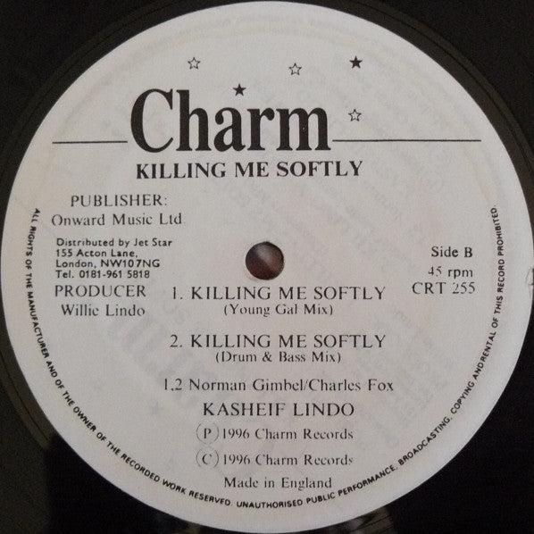 Kashief Lindo : Killing Me Softly (12")