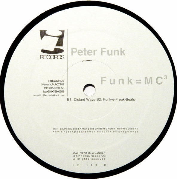 Peter Funk : Funk=MC³ (12")