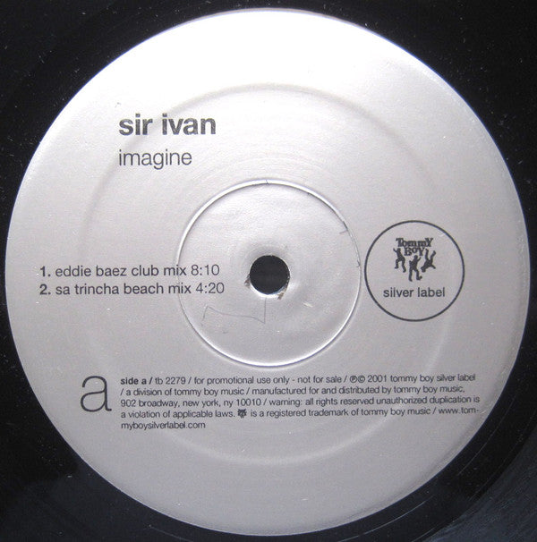 Sir Ivan : Imagine (12", Promo)