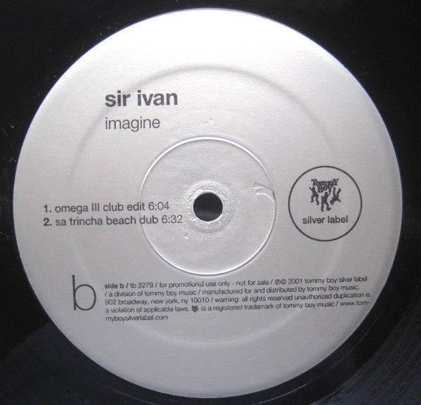 Sir Ivan : Imagine (12", Promo)