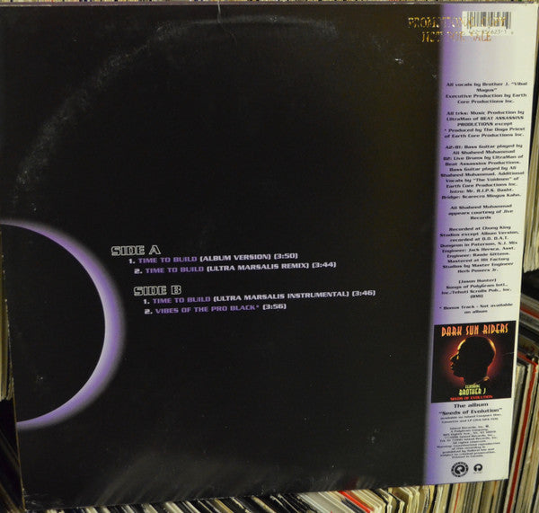 Dark Sun Riders : Time To Build (12", Promo)
