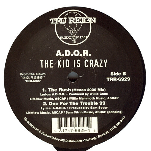 A.D.O.R. : The Kid Is Crazy (12", Maxi)