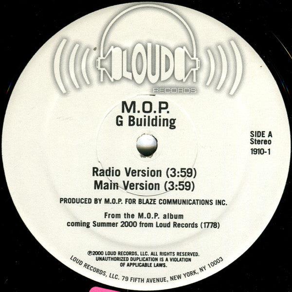 M.O.P. : G Building (12")