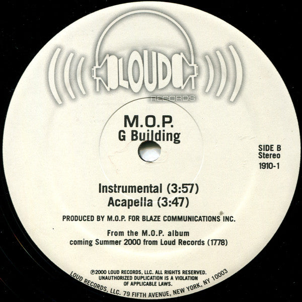 M.O.P. : G Building (12")