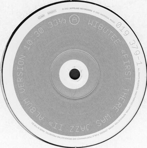 Wibutee : First There Was Jazz II (12")