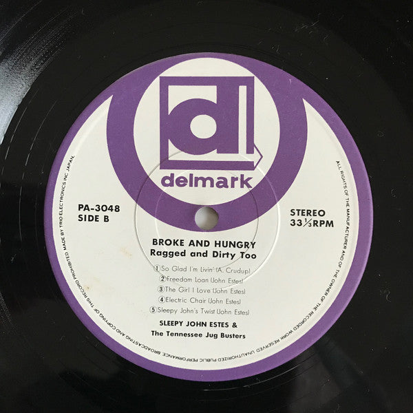 Sleepy John Estes : Broke And Hungry (LP, Album)