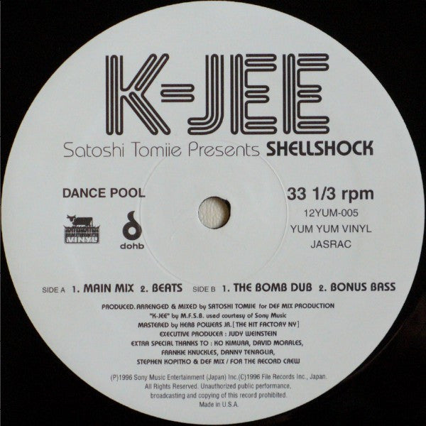 Satoshi Tomiie Presents Shellshock : K-Jee (12")