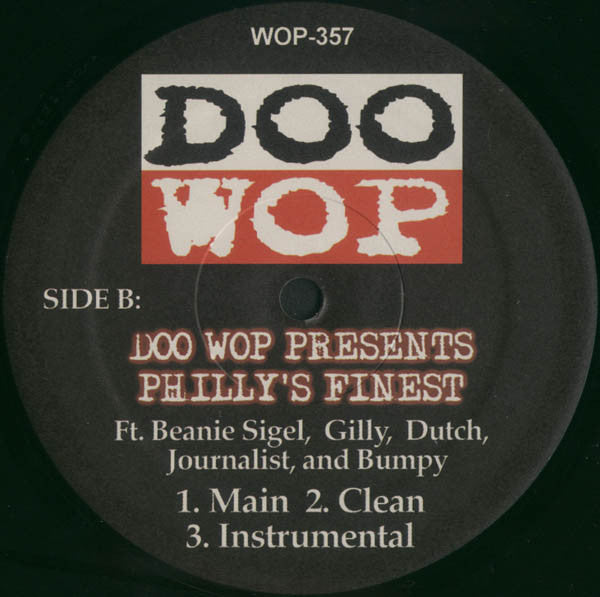 Doo Wop : Ten Tape Commandments Volume II / Doo Wop Presents Philly's Finest (12")