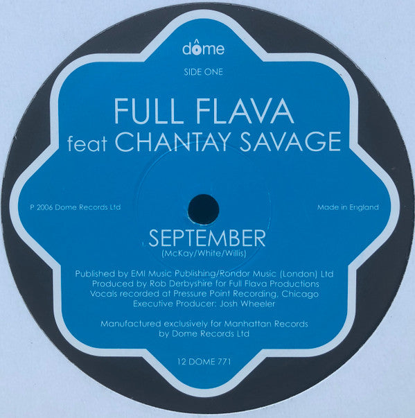 Full Flava Feat Chantay Savage : September (12")