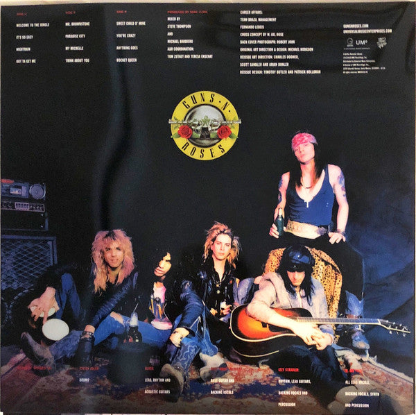 Guns N' Roses : Appetite For Destruction (LP + LP, S/Sided, Hol + Album, Ltd, RE, RM, S/Edit)