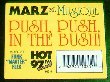 Marz (4) Vs Musique : Push, Push In The Bush (2x12", Maxi)
