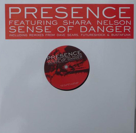 Presence Featuring Shara Nelson : Sense Of Danger (12", Promo)
